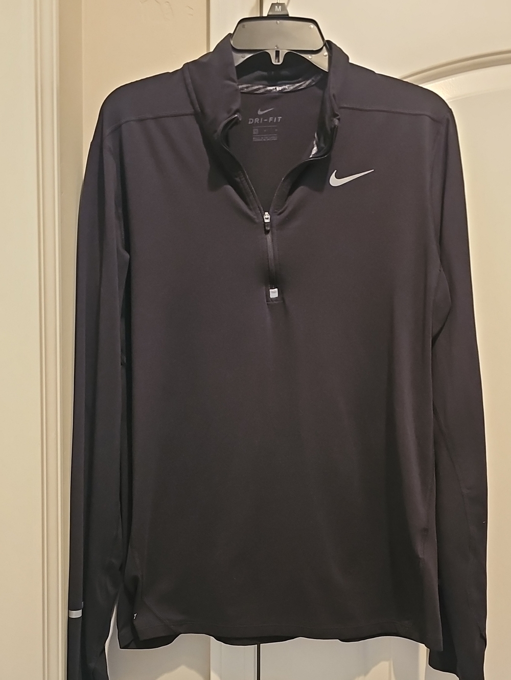 Nike Black Dri-FIT Quarter-Zip Performance Pullover